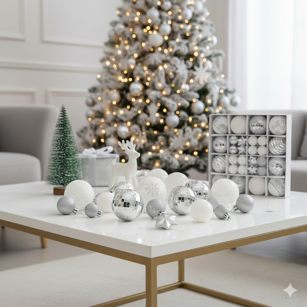 44 Bolas Navideñas Para Decorar Árbol de Navidad
