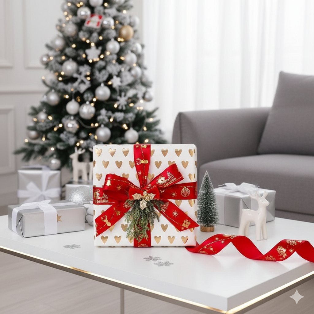 Cinta Navideña Para Decoración Navideña Hecha a Mano