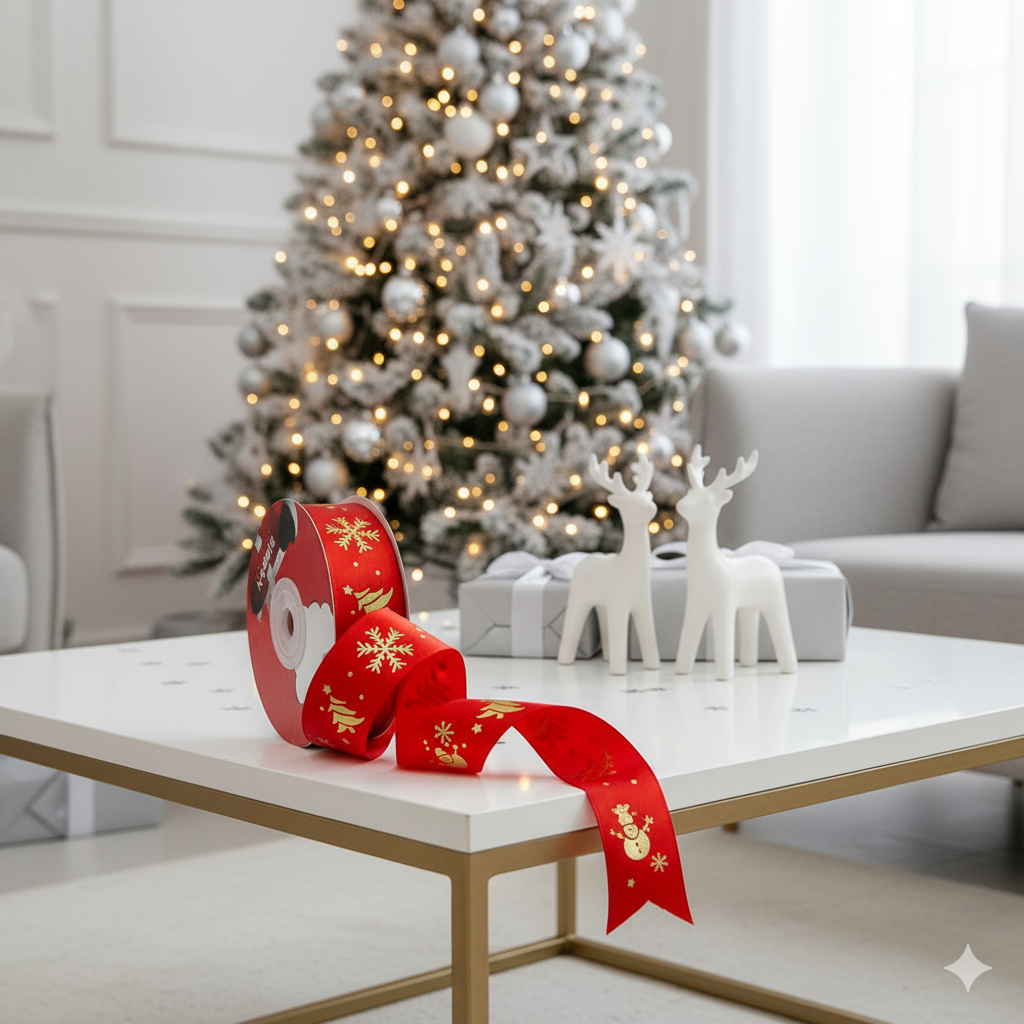 Cinta Navideña Para Decoración Navideña Hecha a Mano