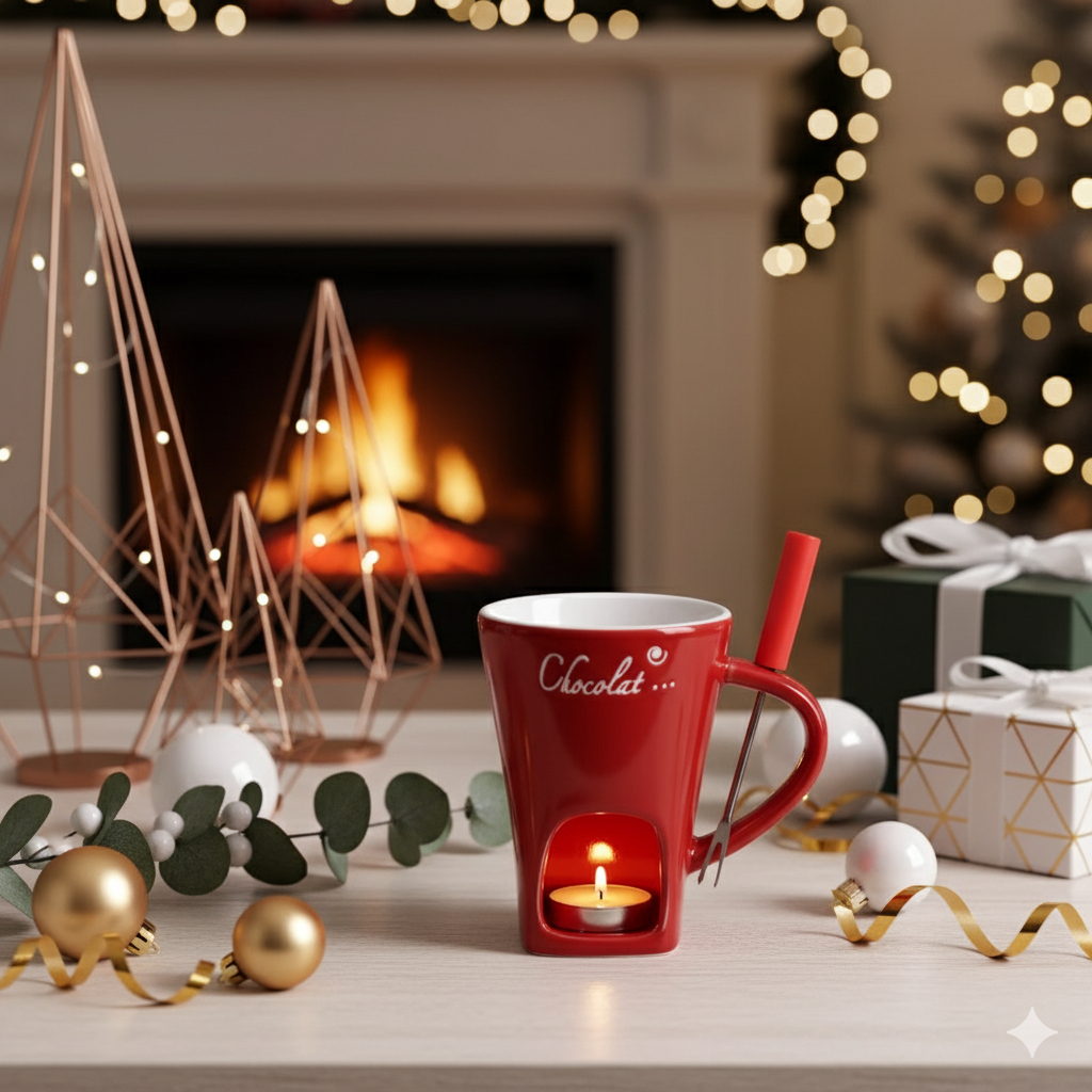 Taza De Cerámica Para Velas, Queso, Chocolate Y Otros Alimentos.