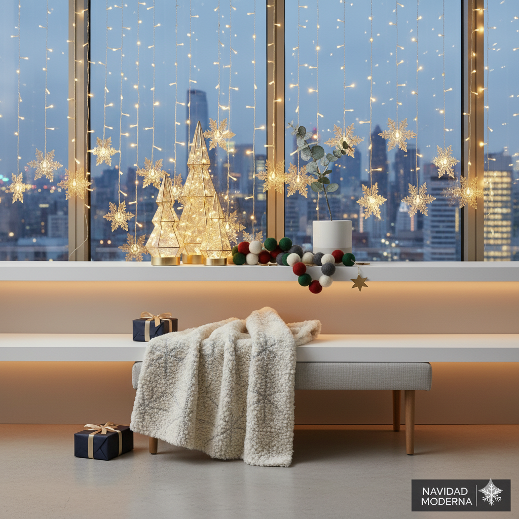 Luces Navideñas Con Luz Solar Para Decoración