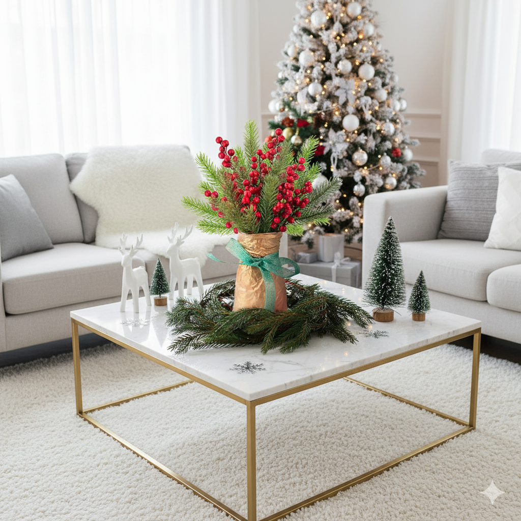 10u de Rama Artificial de Pino para Decoración Navideña