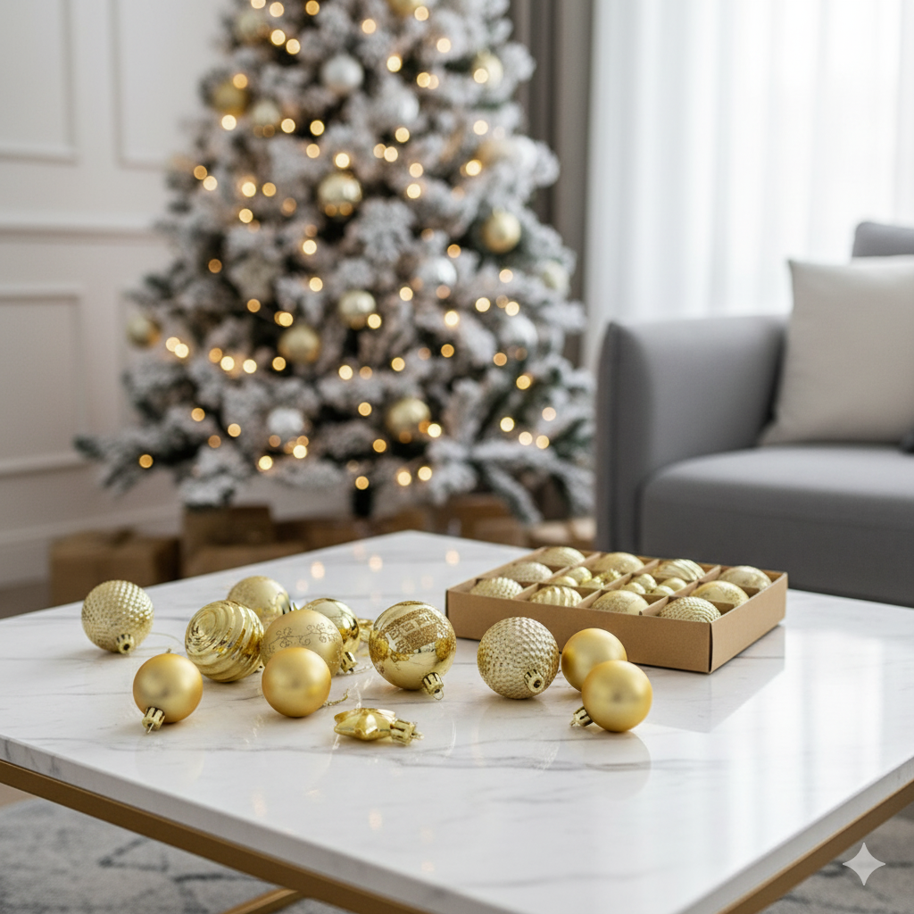 44 Bolas Navideñas Para Decorar Árbol de Navidad