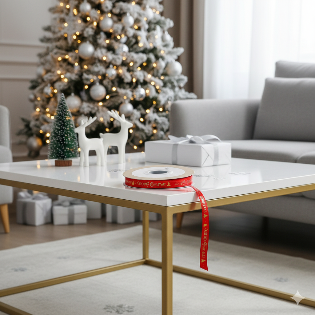 Cinta Navideña Para Decoración Navideña Hecha a Mano