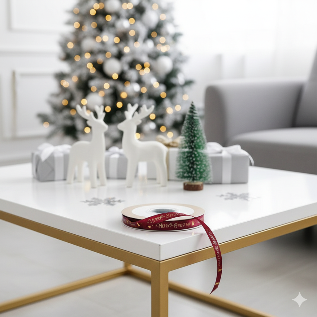 Cinta Navideña Para Decoración Navideña Hecha a Mano