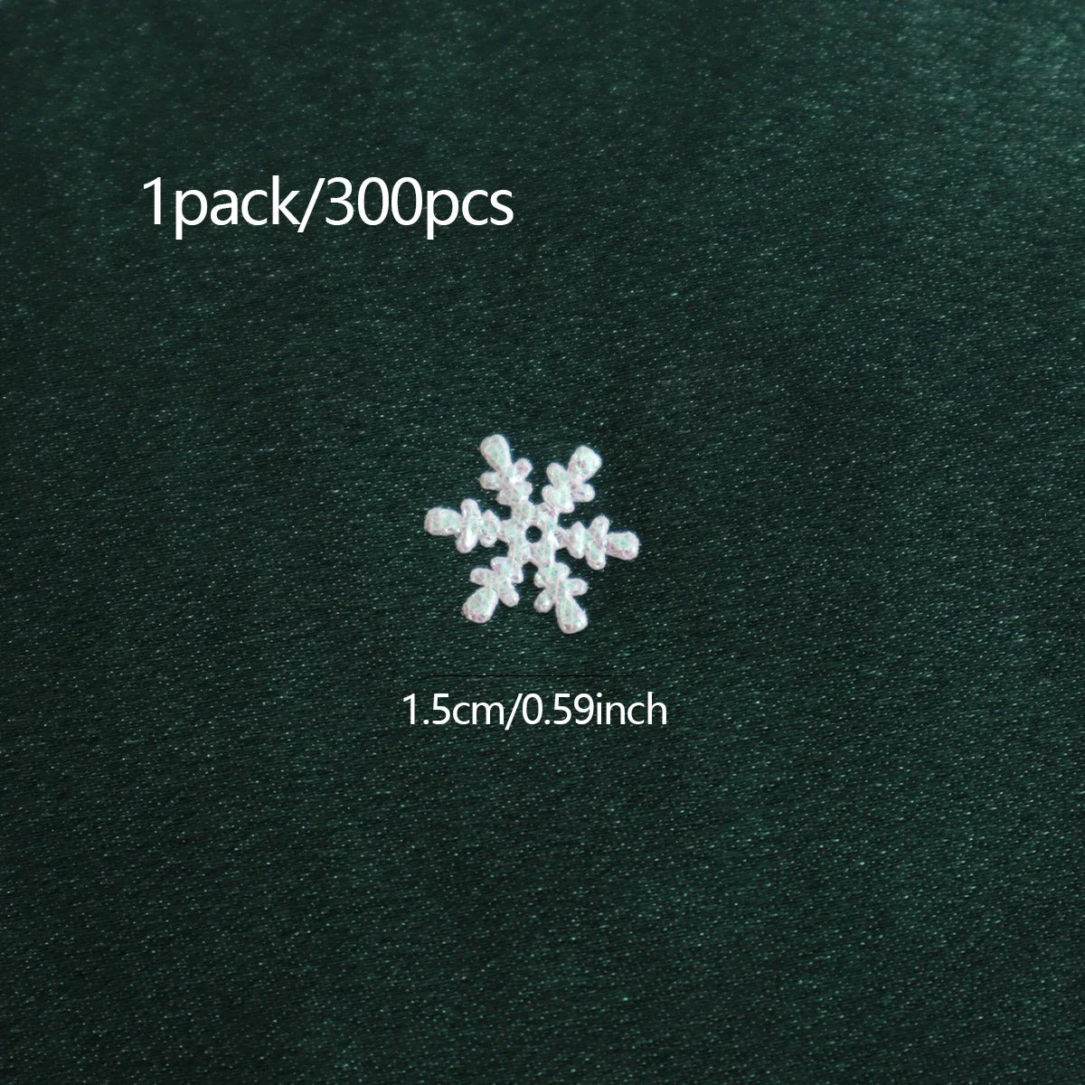 1Pack-300pcs Copos de Nieve de Navidad
